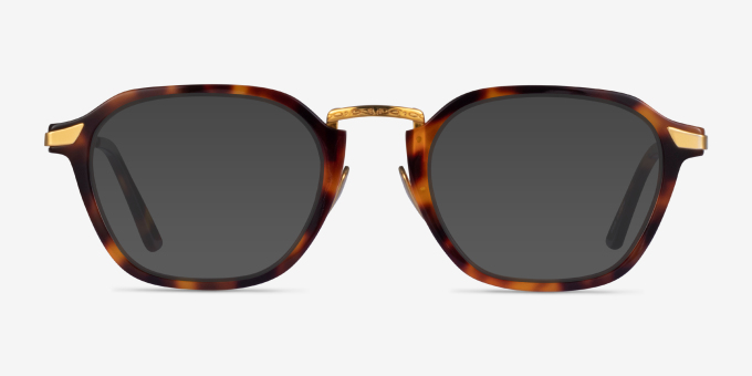 Baxter Tortoise Gold AcetateEyeglass Frames from EyeBuyDirect, with Tinted Lenses