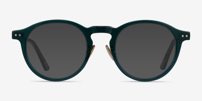 Tilly Green Gold AcetateEyeglass Frames from EyeBuyDirect, with Tinted Lenses