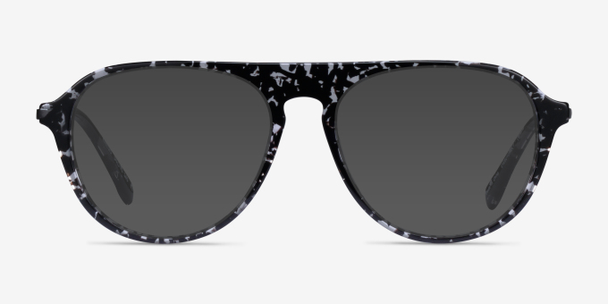 Kinesis Clear Black Floral AcetateEyeglass Frames from EyeBuyDirect, with Tinted Lenses