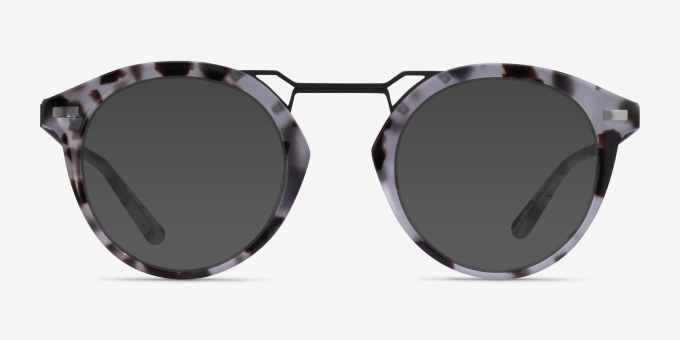 Trekker IvoryTortoise AcetateEyeglass Frames from EyeBuyDirect, with Tinted Lenses