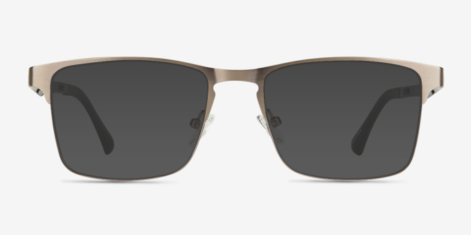 Skill Gunmetal MétalMontures de lunettes de vue d'EyeBuyDirect, Avec des Verres Teintés