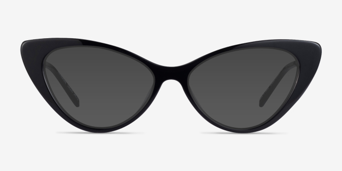 Evermore Cat Eye Black Glasses for Women | Eyebuydirect