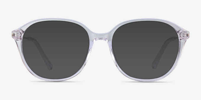 Forever Clear AcetateEyeglass Frames from EyeBuyDirect, with Tinted Lenses