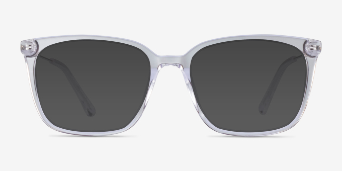 Radiant Clear AcetateEyeglass Frames from EyeBuyDirect, with Tinted Lenses