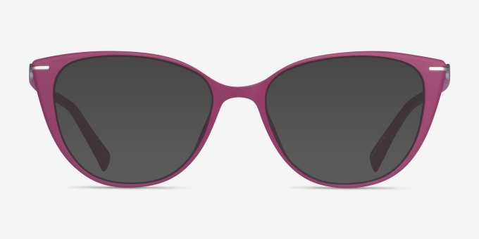 Elm Purple MetalEyeglass Frames from EyeBuyDirect, with Tinted Lenses