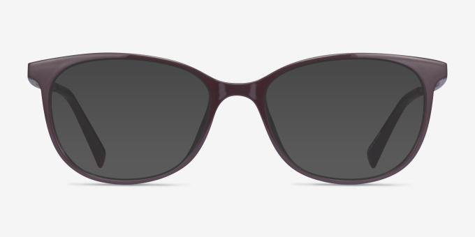 Brulee Dark Brown MetalEyeglass Frames from EyeBuyDirect, with Tinted Lenses