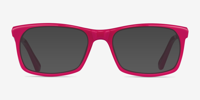 Polis Rose AcetateEyeglass Frames from EyeBuyDirect, with Tinted Lenses