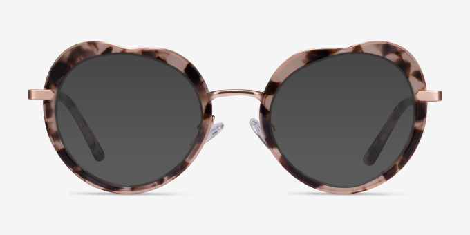 Everafter Ivory Tortoise AcetateEyeglass Frames from EyeBuyDirect, with Tinted Lenses