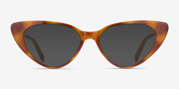 Taran Tortoise AcetateEyeglass Frames from EyeBuyDirect, with Tinted Lenses