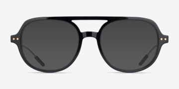 Jett Aviator Black Full Rim Eyeglasses | Eyebuydirect Canada