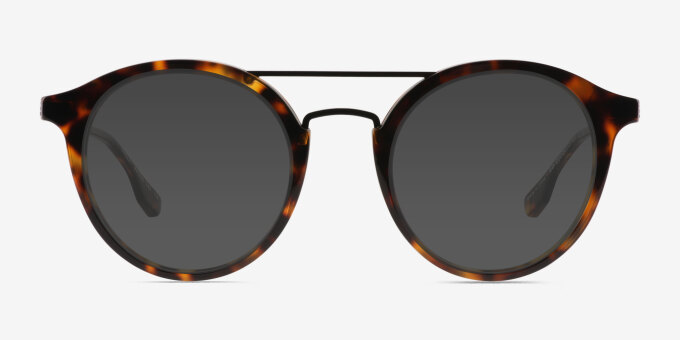 Mallet Tortoise Black AcetateEyeglass Frames from EyeBuyDirect, with Tinted Lenses