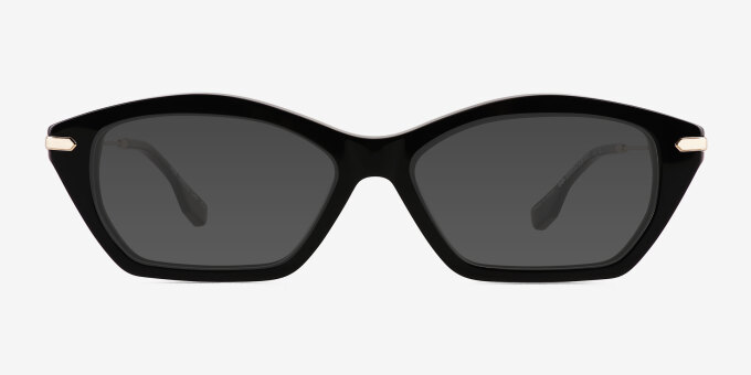 Vise Black Gold AcetateEyeglass Frames from EyeBuyDirect, with Tinted Lenses