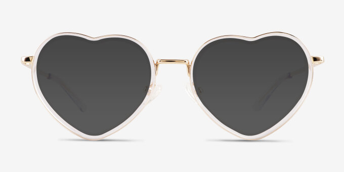 Loving Clear AcetateEyeglass Frames from EyeBuyDirect, with Tinted Lenses