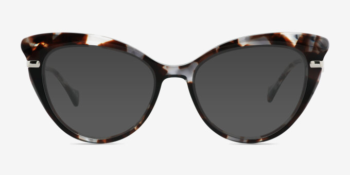 Emperor Ivory Tortoise AcetateEyeglass Frames from EyeBuyDirect, with Tinted Lenses