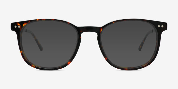 Savvy Tortoise AcetateEyeglass Frames from EyeBuyDirect, with Tinted Lenses