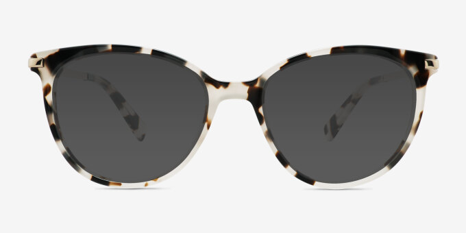 Attitude Ivory Tortoise AcetateEyeglass Frames from EyeBuyDirect, with Tinted Lenses