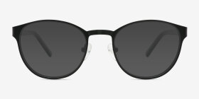 Malen Noir Acétate Montures de lunettes de vue d'EyeBuyDirect, with Tinted Lenses