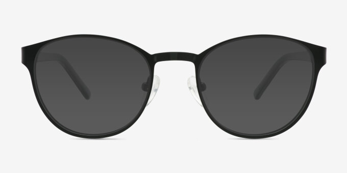 Malen Black AcetateEyeglass Frames from EyeBuyDirect, with Tinted Lenses