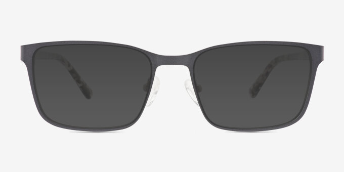 Milton Gray AcetateEyeglass Frames from EyeBuyDirect, with Tinted Lenses