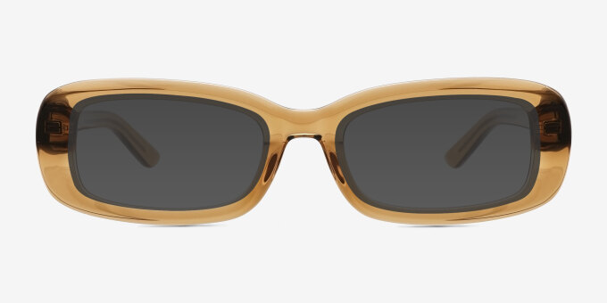 Rawcliffe Brown Alternative MaterialsEyeglass Frames from EyeBuyDirect, with Tinted Lenses