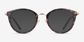 Secure Écailles Métal Montures de lunettes de vue d'EyeBuyDirect, with Tinted Lenses