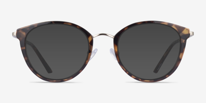 Secure Tortoise MetalEyeglass Frames from EyeBuyDirect, with Tinted Lenses