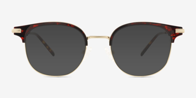Hollander Gold Tortoise AcetateEyeglass Frames from EyeBuyDirect, with Tinted Lenses