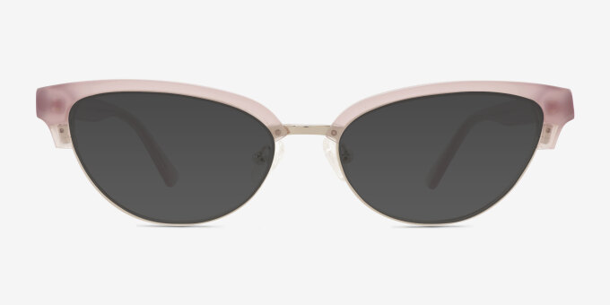 Delacroix Pink Silver Acetate, MetalEyeglass Frames from EyeBuyDirect, with Tinted Lenses