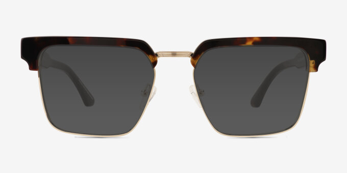 Thatcher Tortoise Gold MetalEyeglass Frames from EyeBuyDirect, with Tinted Lenses