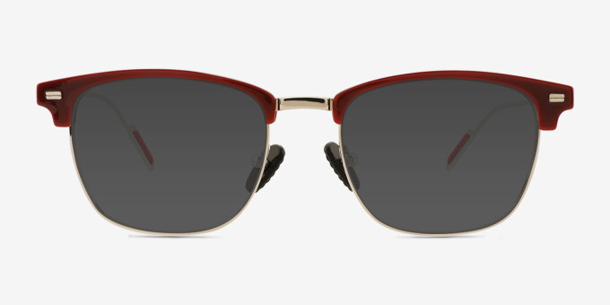 Charge Red Silver AcétateMontures de lunettes de vue d'EyeBuyDirect, Avec des Verres Teintés