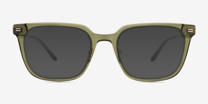 Illuma Vert MétalMontures de lunettes de vue d'EyeBuyDirect, Avec des Verres Teintés