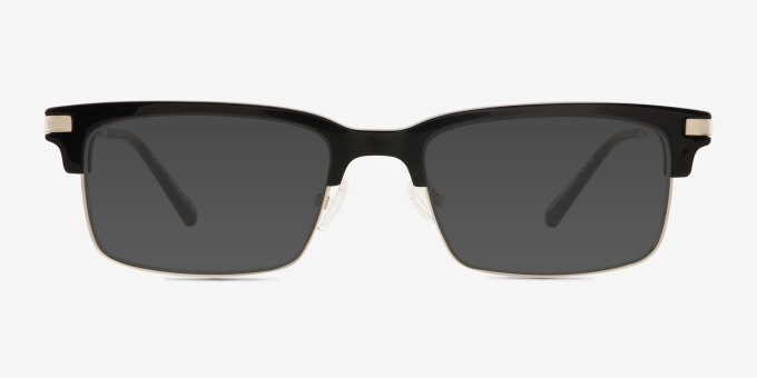 Ulrich Noir AcétateMontures de lunettes de vue d'EyeBuyDirect, Avec des Verres Teintés
