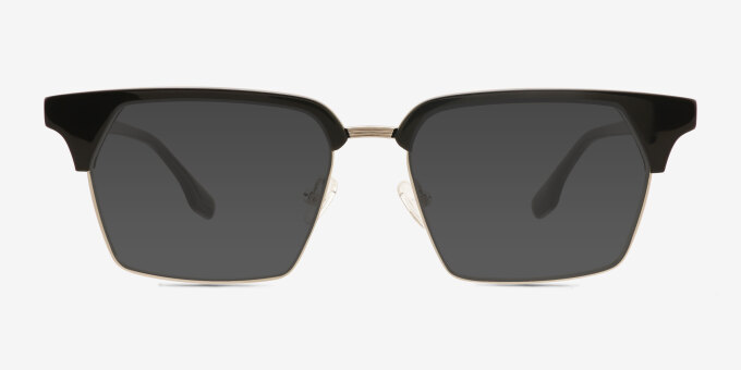 Rumi Black AcetateEyeglass Frames from EyeBuyDirect, with Tinted Lenses