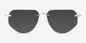 Artifact Doré Métal Montures de lunettes de vue d'EyeBuyDirect, with Tinted Lenses