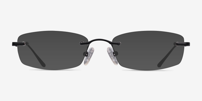 Clem Black MetalEyeglass Frames from EyeBuyDirect, with Tinted Lenses