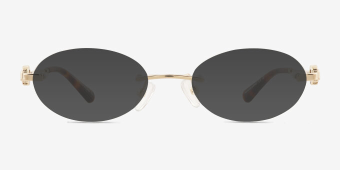 Fielding Doré MétalMontures de lunettes de vue d'EyeBuyDirect, Avec des Verres Teintés