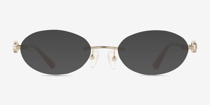 Fielding Silver MetalEyeglass Frames from EyeBuyDirect, with Tinted Lenses