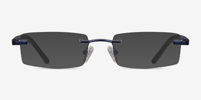 Montecelio Navy MetalEyeglass Frames from EyeBuyDirect, with Tinted Lenses