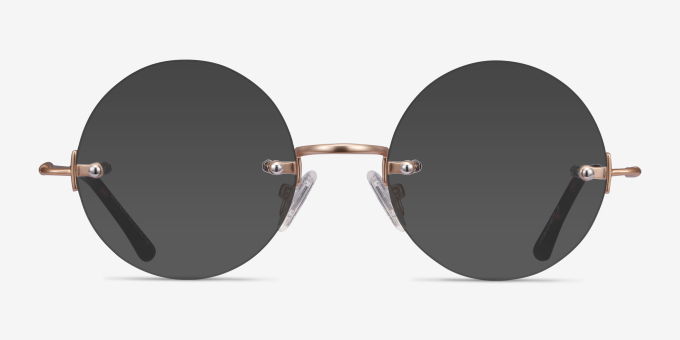 Palo Alto Golden MetalEyeglass Frames from EyeBuyDirect, with Tinted Lenses