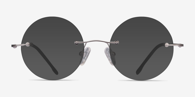 Altus Silver MetalEyeglass Frames from EyeBuyDirect, with Tinted Lenses