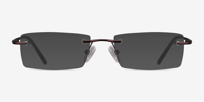 Regis Brown MetalEyeglass Frames from EyeBuyDirect, with Tinted Lenses