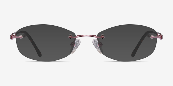 Create Purple MetalEyeglass Frames from EyeBuyDirect, with Tinted Lenses