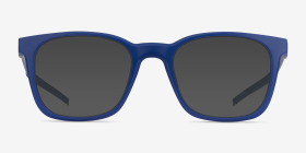 Club Bleu Métal Montures de lunettes de vue d'EyeBuyDirect, with Tinted Lenses