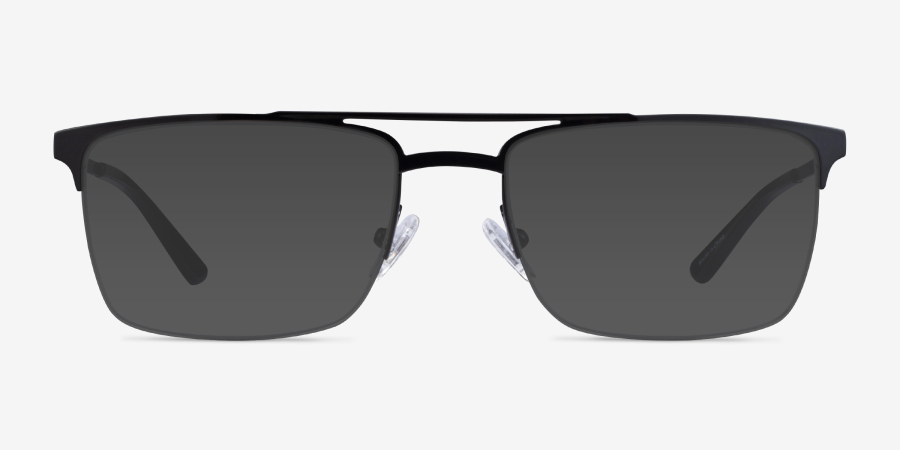 Huddle Rectangle Black Glasses for Men | Eyebuydirect