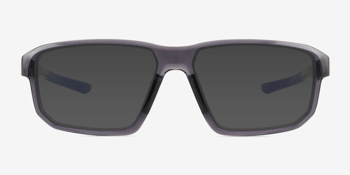 Core Clear Gray PlasticEyeglass Frames from EyeBuyDirect, with Tinted Lenses