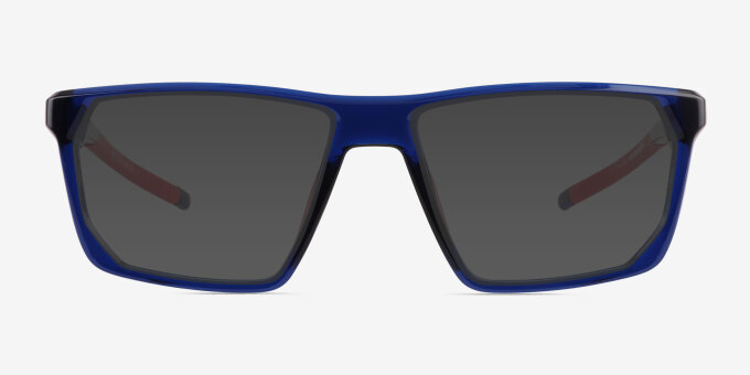 Bio Clear Navy PlasticEyeglass Frames from EyeBuyDirect, with Tinted Lenses