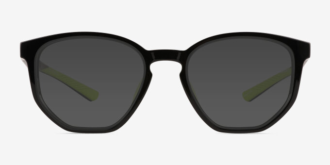Atom Black PlasticEyeglass Frames from EyeBuyDirect, with Tinted Lenses
