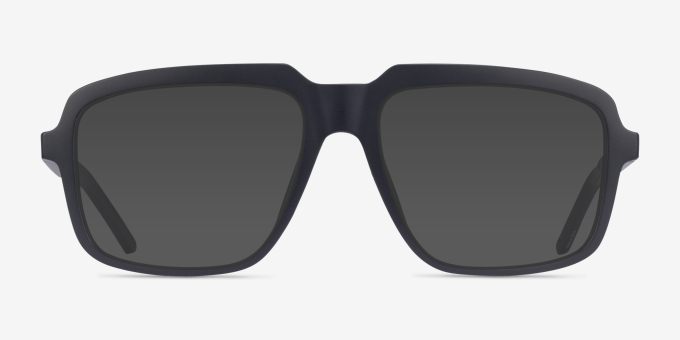Spears Black PlasticEyeglass Frames from EyeBuyDirect, with Tinted Lenses