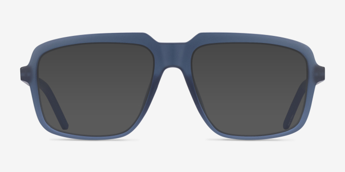 Spears Bleu marine PlastiqueMontures de lunettes de vue d'EyeBuyDirect, Avec des Verres Teintés