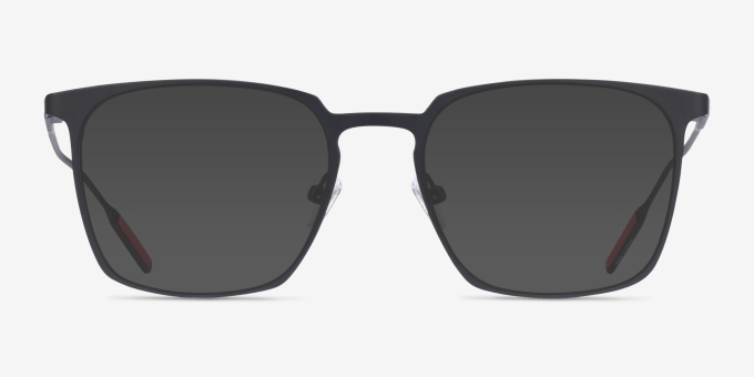 Williams Black MetalEyeglass Frames from EyeBuyDirect, with Tinted Lenses